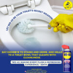 Unlock the Magic of a Sparkling Clean Toilet with WD-40