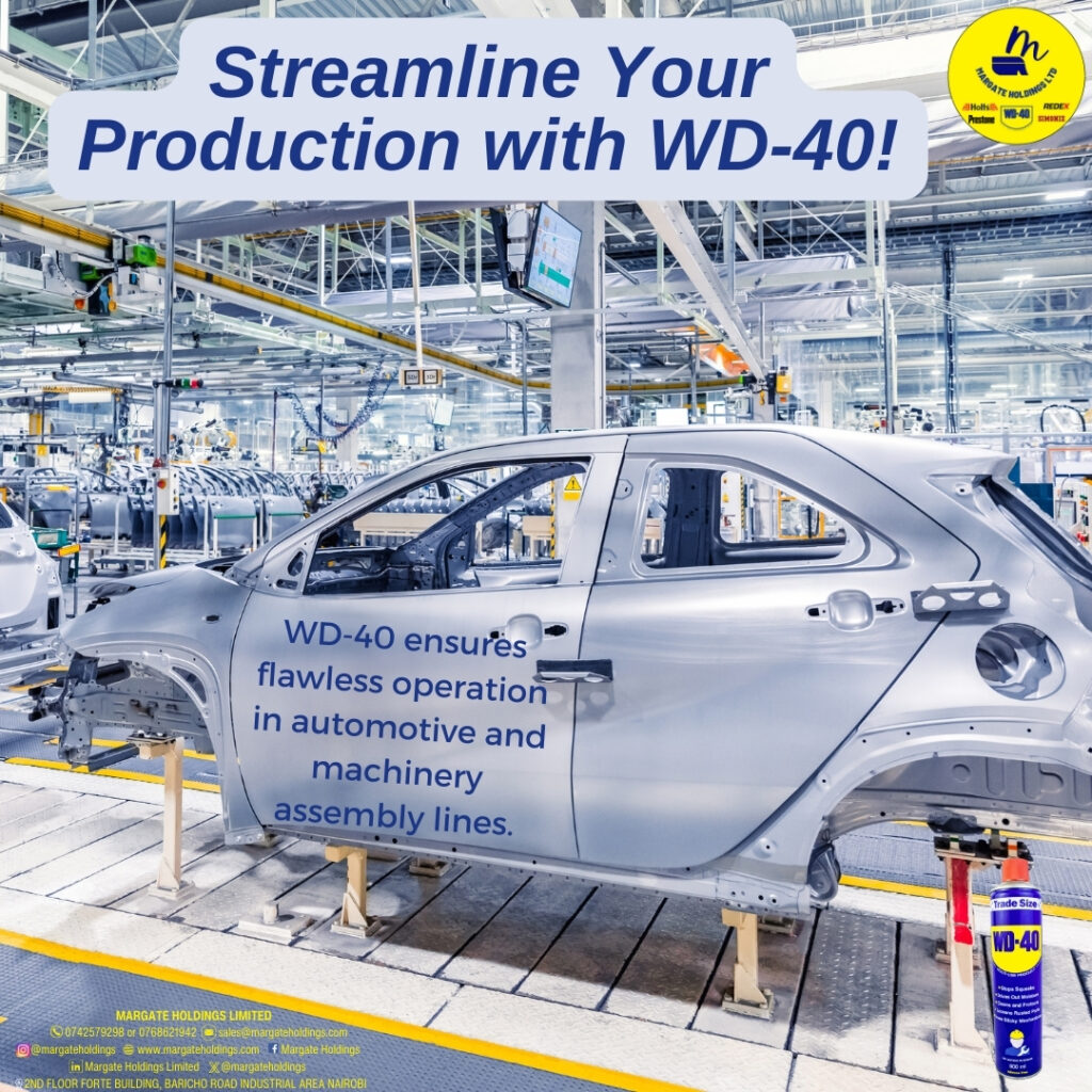 streamline your production with wd 40!