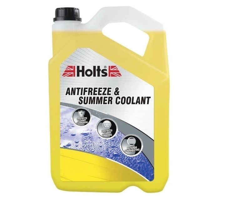 Holts Yellow Coolant bottle, extended-life radiator coolant in Kenya for fleets and long-distance drivers.
