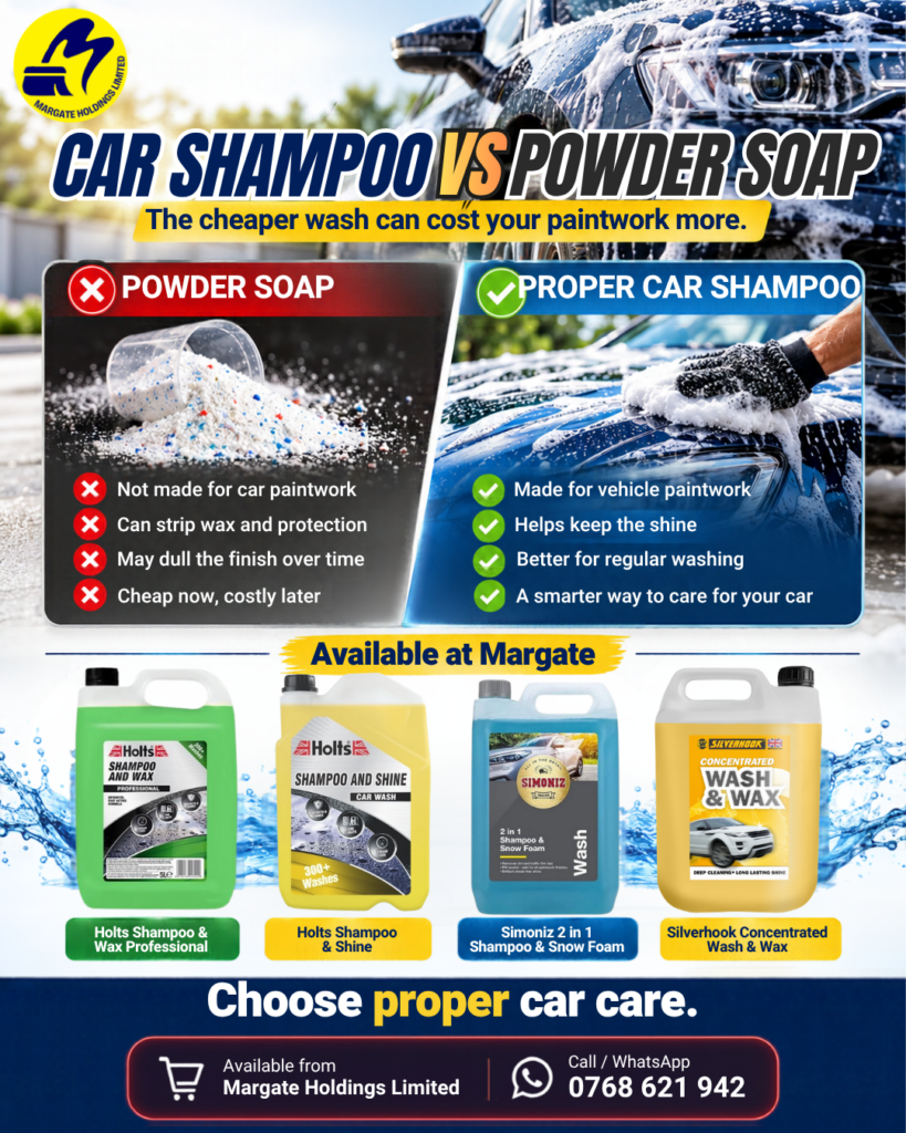 Car Shampoo vs Powder Soap: Is the Cheaper Car Wash Really Saving You Money? car shampoo vs powder shampoo
